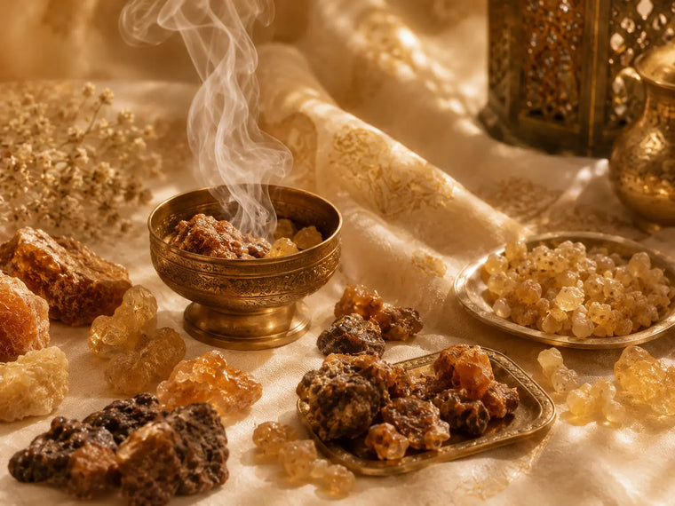 The Benefits of Frankincense, Myrrh & Natural Resins